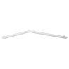 Barre d'angle 2 murs Be-Line® Ø35 695x695 aluminium blanc