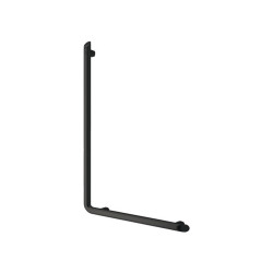 Barre de maintien en L Be-Line® Ø35 H.750 alu noir mat