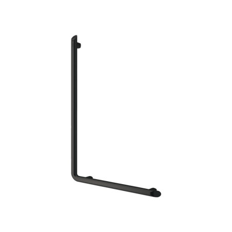 Barre de maintien en L Be-Line® Ø35 H.750 alu noir mat