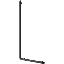 Barre de maintien en L Be-Line® Ø35 H.1130 alu noir mat