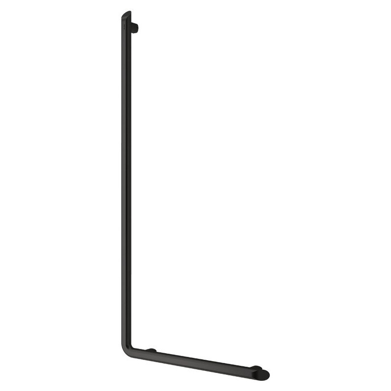 Barre de maintien en L Be-Line® Ø35 H.1130 alu noir mat