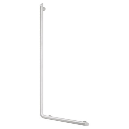 Barre de maintien en L Be-Line® Ø35 H.1130 aluminium blanc