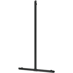 Barre de maintien en T Be-Line® Ø35 H.1130x500 alu noir mat