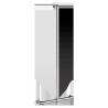 Barre maintien T coulissant Ø32 1160x500 Inox poli brillant