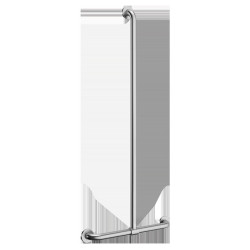 Barre maintien T coulissant Ø32 1160x500 Inox poli satiné