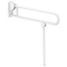 Barre rabattable avec béquille Ø32 L.850 Nylon blanc