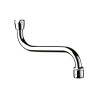 Bec horizontal F1/2" L.150 - H.120 brise-jet réglable