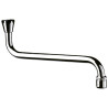 Bec horizontal F1/2" L.300 - H.120 brise-jet réglable