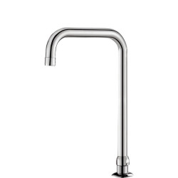Bec tube orientable Ø22 H.140 L.150