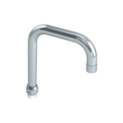 Bec tube orientable par-dessus Ø 22, H.105 L.150 écrou 3/4"