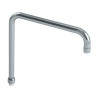 Bec tube orientable par-dessus Ø22, H.230 L.300, écrou 3/4''