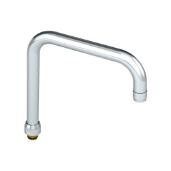 Bec tube orientable par-dessus, Ø22, H.135 L.200 écrou 3/4"