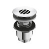 Bonde HYGIÉNA 1"1/4 à grille concave avec lanterne sécable