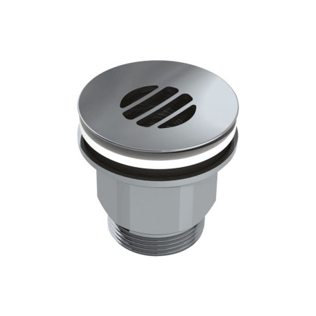 Bonde HYGIÉNA à grille concave pour lavabo Inox