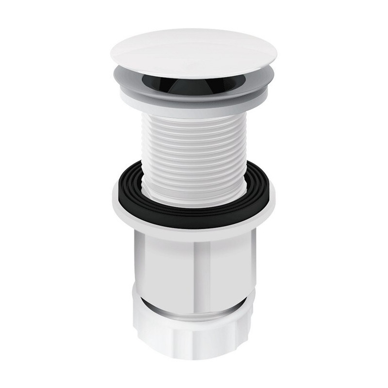 Bonde hygiénique blanche sans garde d'eau de lavabo