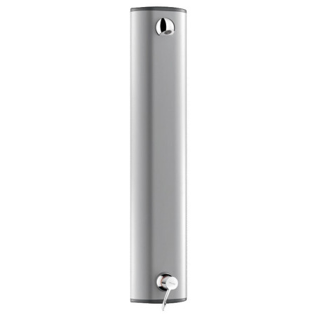 Colonne douche avec mitigeur séquentiel thermostatique, alimentation cachée