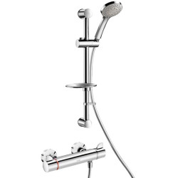 Colonne de douche mitigeur thermostatique Securitouch H9741, raccord S/C