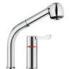 Combiné évier SECURITHERM thermostatique + colonne à douchette extrac.