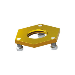 Contre écrou à 3 vis et rondelle F1/2" H.4