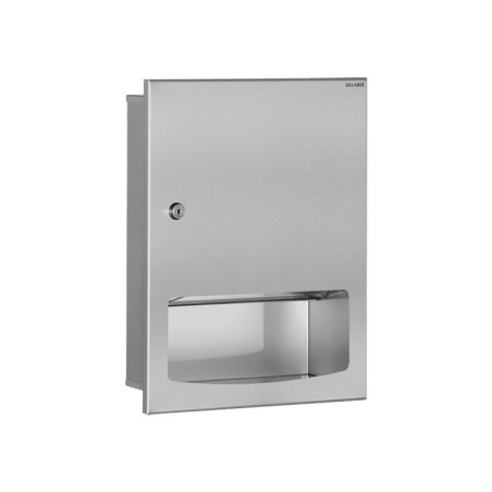 Distributeur essuie-mains encastré Inox 304 satiné