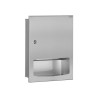 Distributeur essuie-mains encastré Inox 304 satiné
