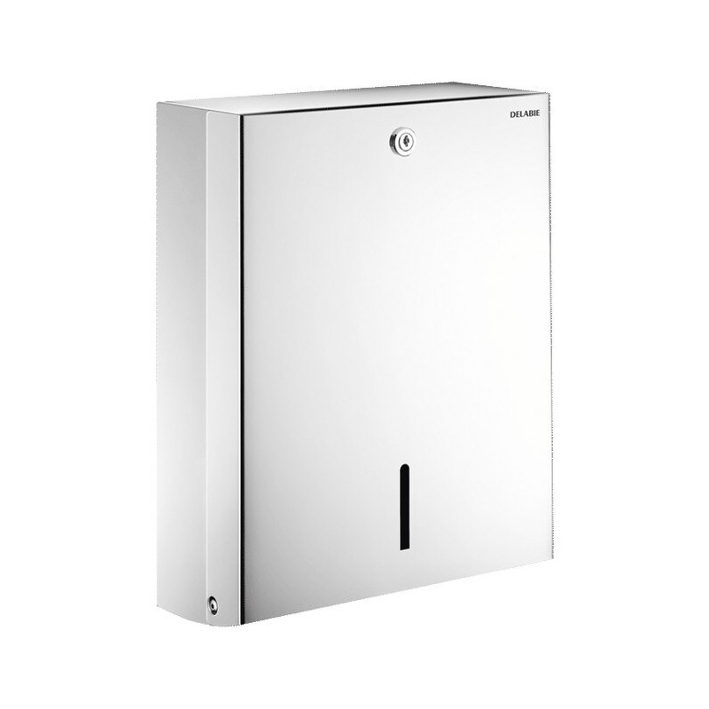 Distributeur d'essuie-mains enchevêtrés Inox poli brillant - 500 formats
