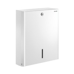 Distributeur d'essuie-mains enchevêtrés époxy blanc - 500 formats