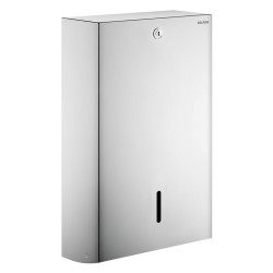 Distributeur d'essuie-mains enchevêtrés Inox poli brillant - 750 formats