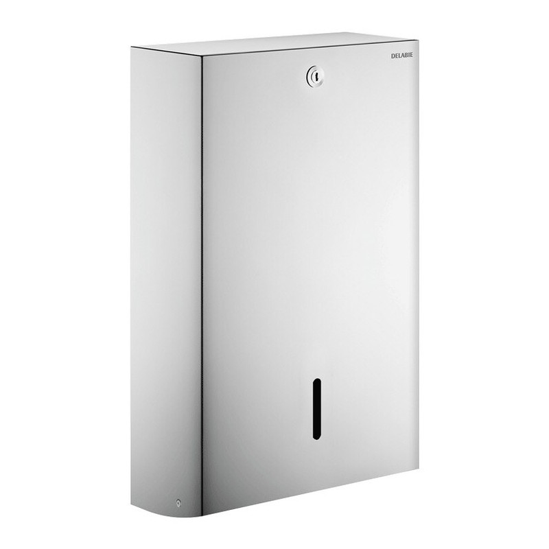 Distributeur d'essuie-mains enchevêtrés Inox poli brillant - 750 formats