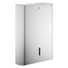 Distributeur d'essuie-mains enchevêtrés Inox poli brillant - 750 formats