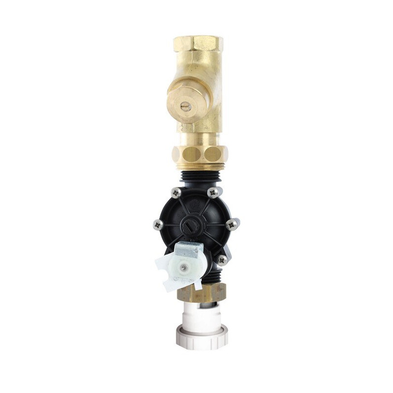 Électrovanne + robinet arrêt F1" + disconnecteur Ø32 pour WC