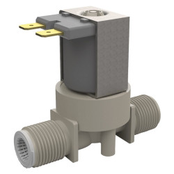 Électrovanne M3/8" 12V +filtre pour TEMPOMATIC, BINOPTIC lavabo