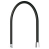 Flexible cuisine FF1/2" noir L.0,55 m pour mitigeur 5526