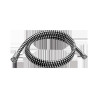 Flexible douche BICOLOR PVC métallo-plastique lisse L.1,50 m