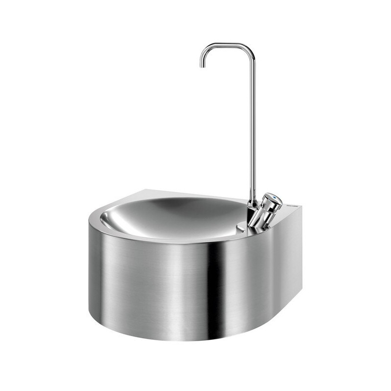 Fontaine à boire SD avec robinet col de cygne Inox 304 satiné