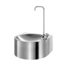 Fontaine à boire SD avec robinet col de cygne Inox 304 satiné