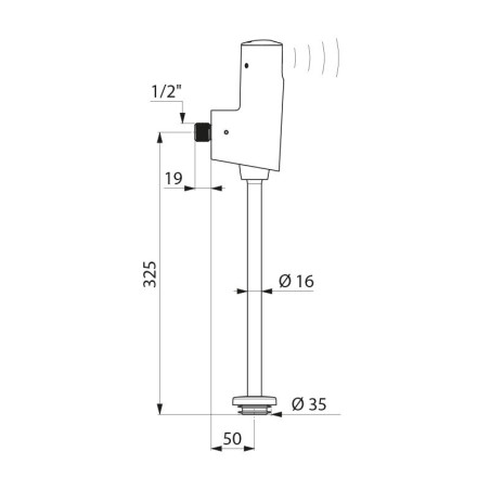 Robinet d'urinoir automatique TEMPOMATIC 4