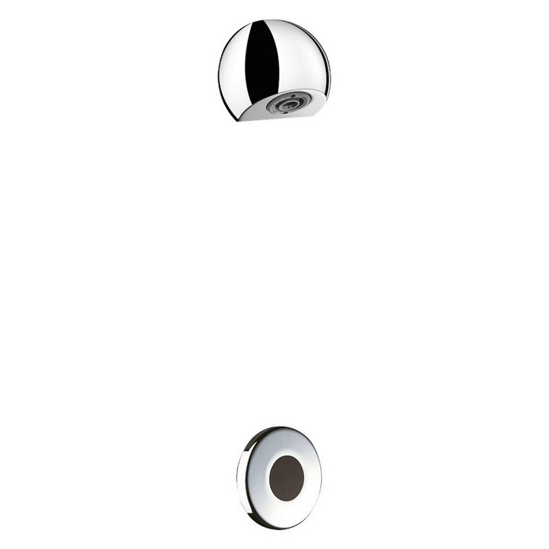 Kit TEMPOMATIC douche M1/2" encastré 230/12V + pomme ROUND