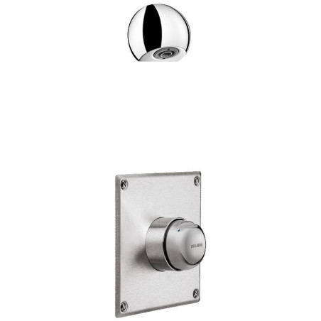 Kit TEMPOMIX douche M1/2" mitigeur encastré/plaque + ROUND