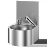 Lave-mains SXS électronique complet avec dosseret Inox 304 satiné