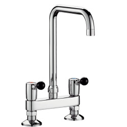 Mélangeur 2 trous EA 150mm 60 l/min, bec tube orientable Ø22 L.300