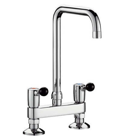 Mélangeur 2 trous EA 150mm 60 l/min, bec tube orientable Ø22 L.300