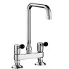 Mélangeur 2 trous EA 150mm 60 l/min, bec tube orientable Ø22 L.300