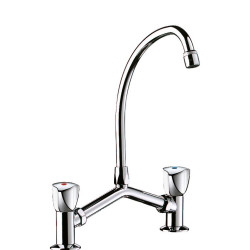 Mélangeur lavabo 2 trous M1/2" entraxe 100-240 mm