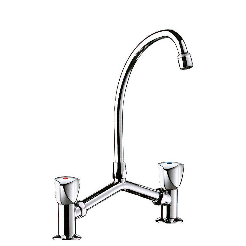 Mélangeur lavabo 2 trous M1/2" entraxe 100-240 mm