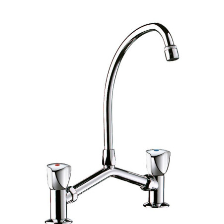 Mélangeur lavabo 2 trous M1/2" entraxe 100-240 mm