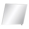 Miroir inclinable 600x500 avec poignée poli satiné