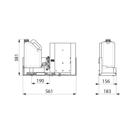Module 3 fonctions pour installation derrière un miroir - auto essuie