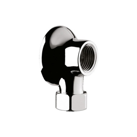 Raccord applique chromé MF1/2" avec écrou CB Ø14