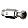Raccord STOP droit MF1/2" L.70 écrou escamotable droit